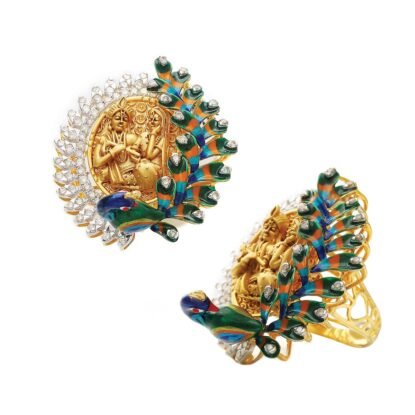 radha krishna diamond ring