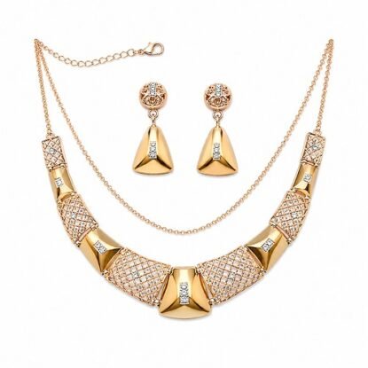 Regal Facet Necklace Set