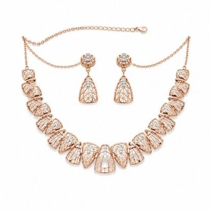 Celestia Geometric Necklace Set